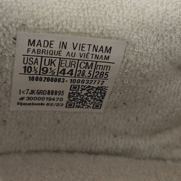 Reebok Classic Leather White/Beige Sneakers Size US 10.5 Mens 100032772 - Picture 10 of 12